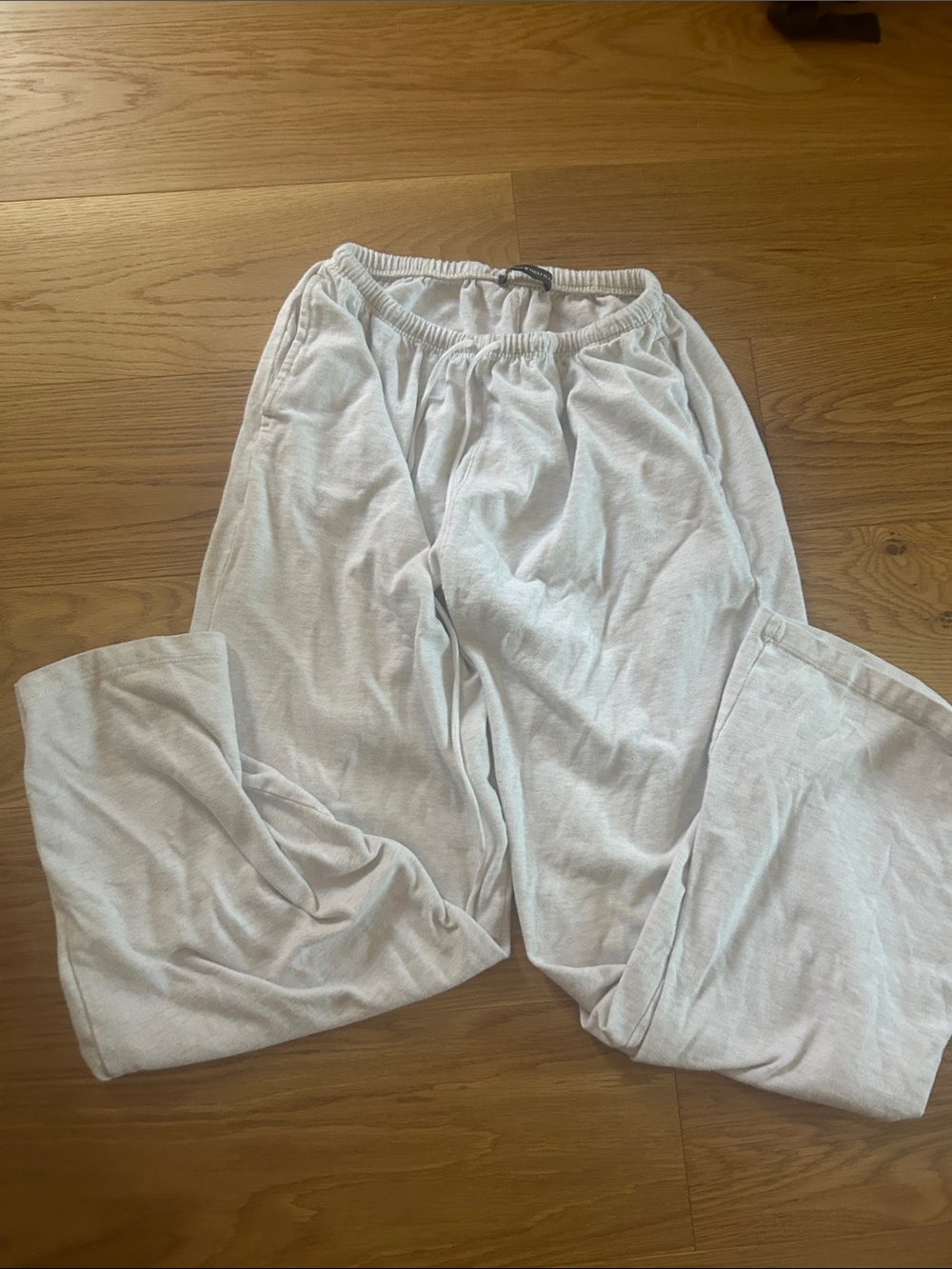 Brandy Melville Light Gray Track Pants